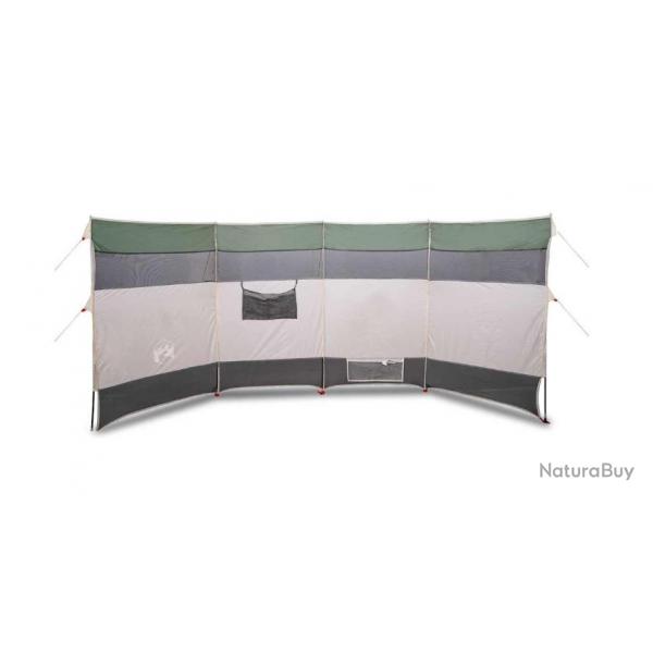 Brise-vent de camping vert impermable 366 x 152 x 152 cm pour protection extrieure