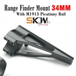 anneaux de lunette de montage pour télémètre -**34MM Only Top Rail  - LIVRAISON GRATUITE