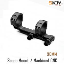 Support de lunette avec pied d'impression à point rouge -**30MM BLACK