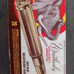 Balles 460 Weatherby mag