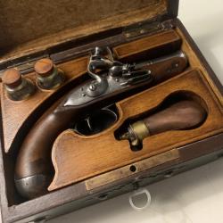 coffret pistolet silex 18ème