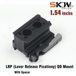 QD Red Dot Mount avec entretoise, Sight, Rail Picatinny 21mm -**1.54-