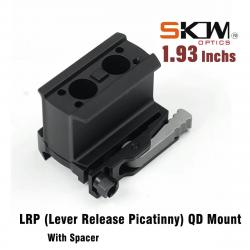 QD Red Dot Mount avec entretoise, Sight, Rail Picatinny 21mm -**1.93-