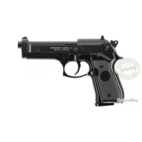 Pistolet  plomb 4.5 mm UMAREX - BERETTA 92 FS (4 joules max) Noir Synthtique