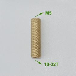 adaptateur double femelle pour baguette de nettoyage - 10-32T vers M5