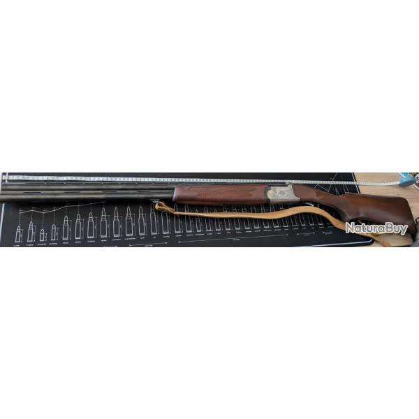 Fusil superposs Silma Sirocco 12 70 avec kit nettoyage, bretelle en cuir et chokes