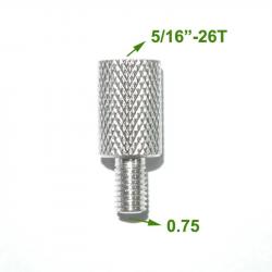 adaptateur en aluminium pour baguette de nettoyage - 0.75 male vers 5-16"26T femelle