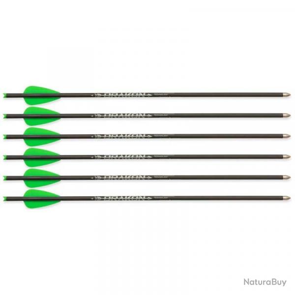 6 Flches pour Arbalte  poulies Junxing Drakon Blanc