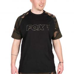 T-shirt Fox Black/Camo Outline XXL