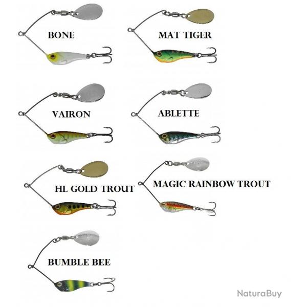STREAM ROLLER ILLEX 4GR MINI SPINNER NPC Lake shad