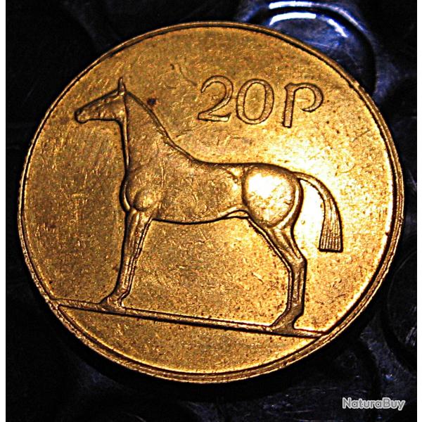 Eire piece de 20 pence 1995 (cheval) ttb