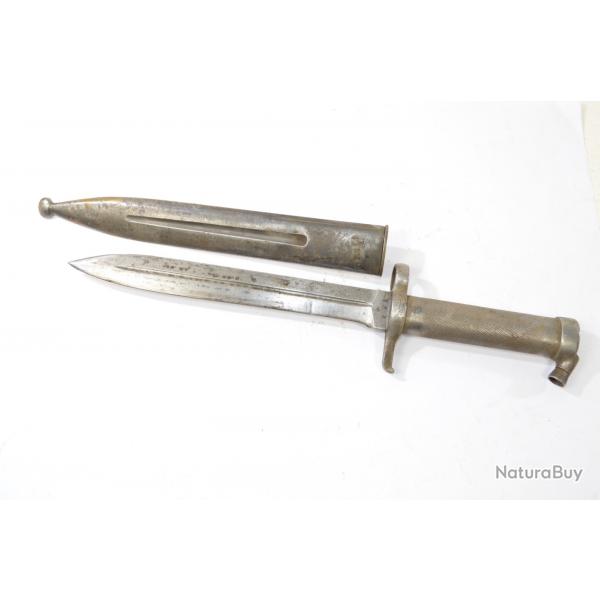 Baionnette sudoise modle 1896 pour fusil Mauser sudois 1896 6,5mm. SUEDE