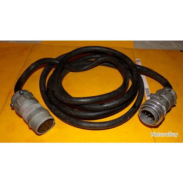 RADIO : RALLONGE CORDON ALIMENTATION POUR RADIO BC 620 , LONGUEUR 250 CM ,POUR RADIOAMATEUR ,BON ET