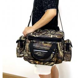 ENCHERE Sac de Pêche Etanche Noir ou Camouflage