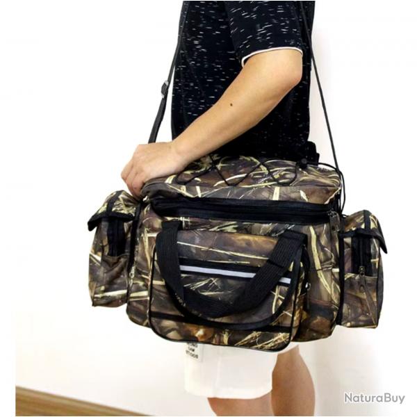 ENCHERE Sac de Pche Etanche Noir ou Camouflage