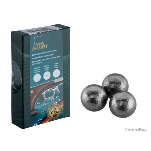 Balles poudre noire HN cal.36 (.362) /200