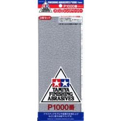 Papier abrasif P1000, par 3 | Tamiya (0000 0074)