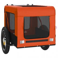 Remorque chariot transport de vélo pour animaux de compagnie Orange 02_0044345