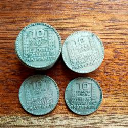 Lot pièces 10 francs