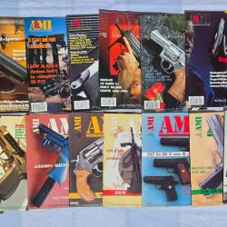 Lot de 16 revues AMI international des armes des années 80