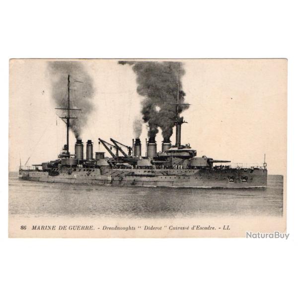 CPA - MARINE DE GUERRE-Dreadnoughts"Diderot"Cuirasse d'Escadre N222
