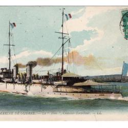CPA - MARINE DE GUERRE-  La "Hire "Croiseur Torpilleur N°223