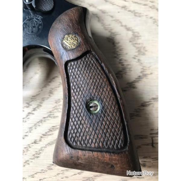 Plaquettes d'origine S&W K / L. square butt