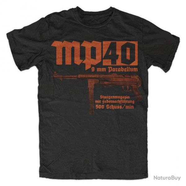 T-shirt MP40 Seconde Guerre mondiale - XXXL