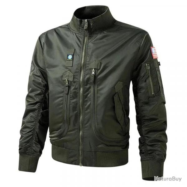 Veste de bombardier MA1 726 coupe vent Vert fonc