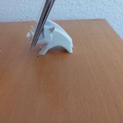 sanglier support cartes de visite - cadeau sympathique -gadget amusant