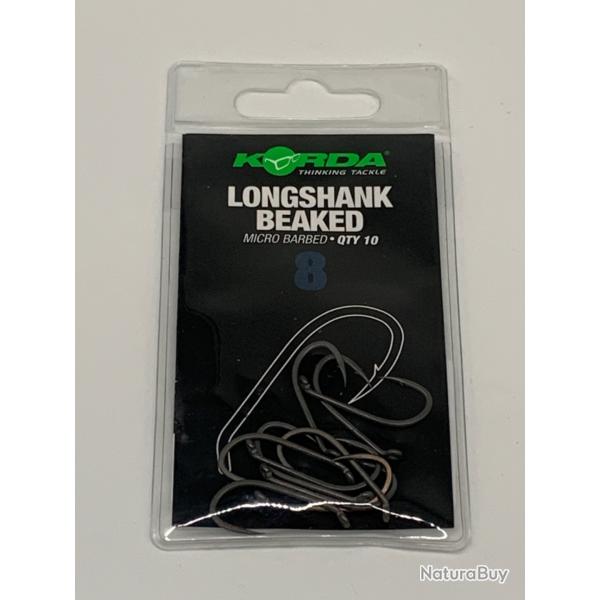 Hameons Longshank beaked micro barbed taille 8 Korda