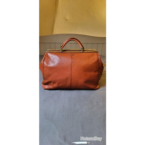 Grand sac de voyage Diligence Katana cuir.