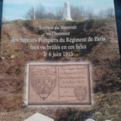 Livret du 18 juin 2005 journée souvenir en l'honneur des sapeurs-pompiers Vauquois