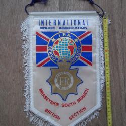 fanion international police association succursale sud du Merseyside