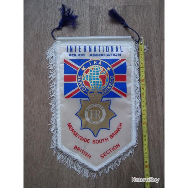 fanion international police association succursale sud du Merseyside