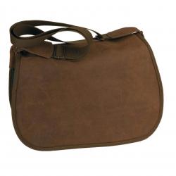 GIBECIÈRE CUIR CROUPON CIRÉ