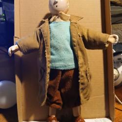 ANCIENNE POUPEE ARTICULÉE TINTIN