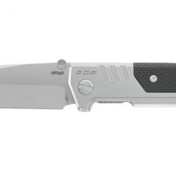 COUTEAU PLIANT "WALTHER" PDP STEEL FRAME TANTO BEAD BLAST