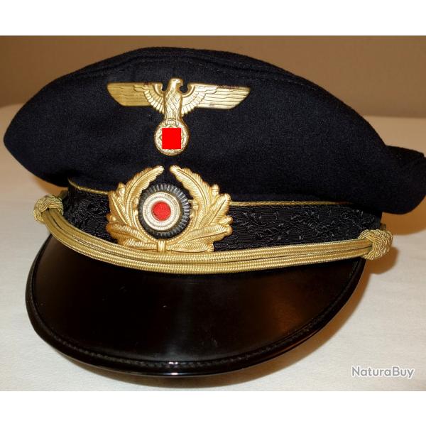 CASQUETTE du GENERAL ALLEMAND du IIIme REICH.  /9266