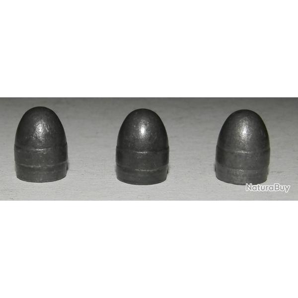 Lot de 25 balles Cal .453 (11,5 mm avec un paulement de 11 mm  la base de la balle)