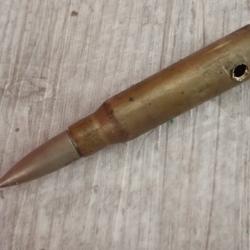 lot de 2 Cartouches, munitions, neutralisée. Calibre ??