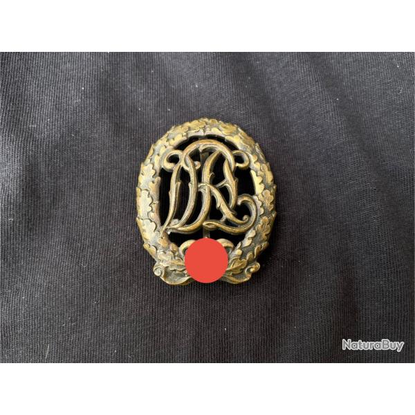 Badge du DRL classe bronze  Ferd Wagner  - Allemand WW2