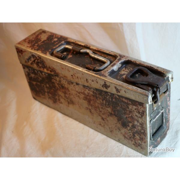 Wehrmacht - Caissette MG Patronenkasten modle 15/34 aluminium  NORMANDIE 44 OUB25CMG001