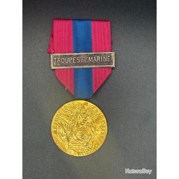 (14.012) Mdaille de la Dfense Nationale - Agrafe "Troupes de Marine"