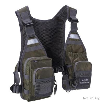 Gilet De Pêche Eagle Claw 2XL – Léger, Doublé, Beige, Avec Multiples Poches, Neuf