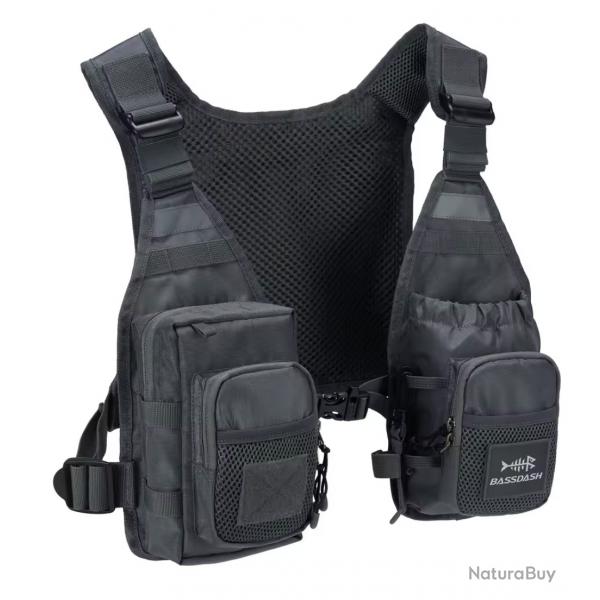 ENCHERE...Gilet de pche BASSDASH ultra lger.....Coloris au choix