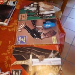 Lot de 26 magazines LA GAZETTE DES ARMES de 1975 à 1988