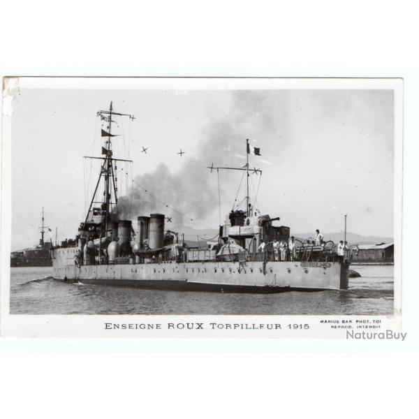 CPA -Marine Militaire -ENSEIGNE ROUX TORPILLEUE 1915 N1002