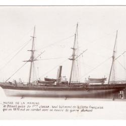 CPA -MARINE DE GUERRE - MUSEE DE LA MARINE - LE BOUVET AVISO DE 1ERE CLASSE   N°1007