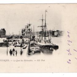 CPA - MARINE DUNKERQUE - Le Quai des Hollanais N°342
